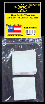 Gun Cleaning Patches Medium - 100 count